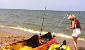 La pêche au maquereau en kayak à cabourg