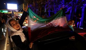 En images : À Téhéran, les Iraniens célèbrent un accord porteur d'espoir