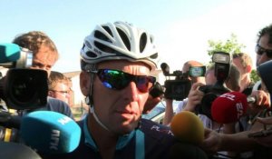 Lance Armstrong de retour sur les routes de France