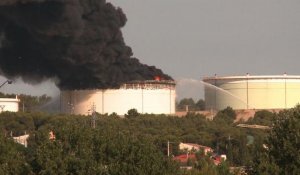 Bouches-du-Rhône: incendie sur un site pétrochimique