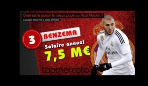 Benzema, Ramos, Ronaldo... le top 10 des joueurs les mieux payés au Real Madrid !