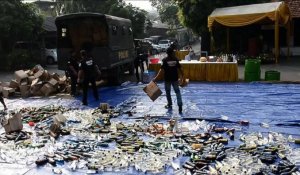 Indonésie: destruction d'alcool et de marijuana avant le ramadan