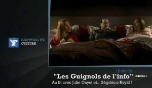 Zapping TV : François Hollande, Julie Gayet et Ségolène Royal dans le même lit !