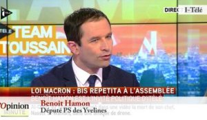 TextO' : Loi Macron : Benoît Hamon : " Le 49.3 est d'abord un aveu de faiblesse "