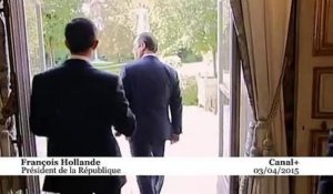 Hollande et Valls, un texto avant le coucher sinon rien