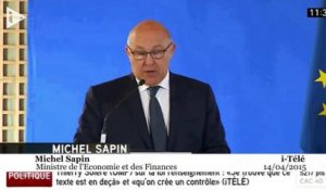 Michel Sapin : «L'allègement des impôts continue en 2015»
