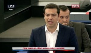 Le discours de Tsipras au Parlement européen en 10 phrases marquantes