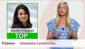 Le Top Flop : Aurélie Filippetti première en orthographe / Brigitte Barèges mise en examen pour détournement de fonds publics