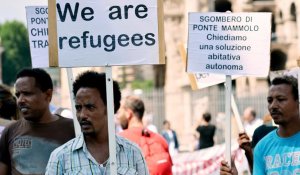 Manifestations à Paris, Berlin et Rome en soutien aux migrants et à la Grèce