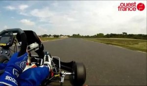 Caméra embarquée en karting avec Dorian Deslandes à Lessay