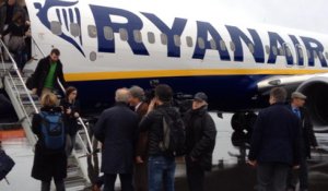 Vol inaugural de Ryanair  Deauville-Londres