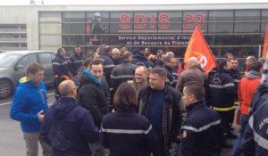 120 pompiers ont manifesté ce mardi devant le Sdis