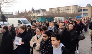 Charlie hebdo: 1700 personnes à la marche silencieuse