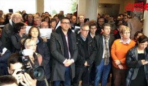 Hommage à Saint-Nazaire aux victimes de Charlie Hebdo