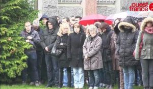 L'hommages des policiers de Rennes à leurs collègues morts à Paris