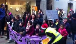 Paimpol : manifestation contre les fermetures d'écoles