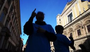 Rome: manifestation pour la reconnaissance du langage des signes
