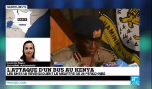 Les islamistes Shebab ont assassiné 28 passagers d'un bus au Kenya