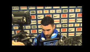 Réaction de Romain Alessandrini en zone mixte après PSG-OM (2-0)