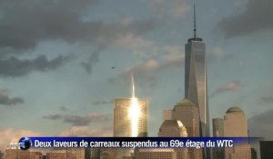 New York: 2 laveurs de carreaux sauvés au 69e étage du WTC