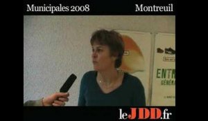 Municipales 2008 : Dominique Voynet (Montreuil)  - leJDD