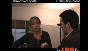 Municipales 2008 : Interview de Marine Le Pen - leJDD