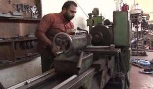 Détruite, la zone industrielle d'Alep croit en une 2ème chance
