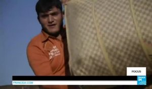 Les réfugiés de Kobané trouvent un refuge de fortune au Kurdistan irakien