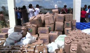 Philippines: arrivée de l'aide américaine à Guiuan