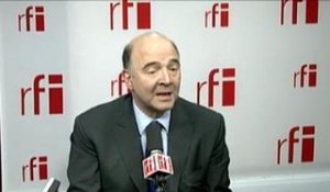 Pierre Moscovici, directeur de la campagne de François Hollande pour l'élection présidentielle, député PS du Doubs