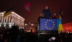 Manifestation pro-UE dans les rues de Kiev