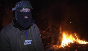 Reportage : une nuit avec les gardiens de la place Maïdan à Kiev