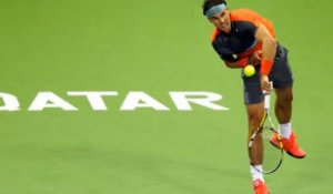 Rafael Nadal remporte le tournoi de Doha contre Gaël Monfils