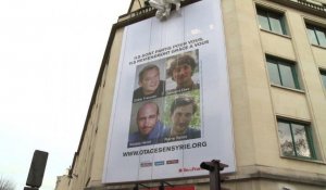 Journée de soutien aux quatre otages français en Syrie