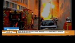 Spectaculaire incendie à Marseille