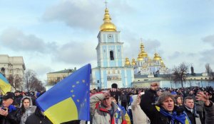 L'opposition ukrainienne organise un grand rassemblement à Kiev