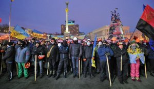 "Personne ne quittera les barricades tant que Ianoukovitch sera au pouvoir"