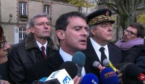 Sézanne: Manuel Valls appelle les commerçants à la prudence