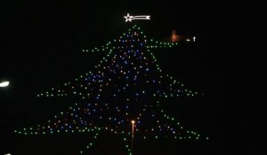 En Italie, Gubbio allume le plus grand arbre de Noël du monde