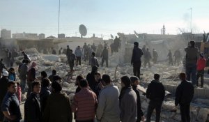Le pilonnage intensif d'Alep fait plusieurs dizaines de morts
