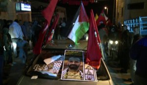 Libération d'un Palestinien après une longue grève de la faim