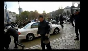En Bulgarie, des étudiants ont à nouveau tenté de bloquer l'accès au parlement