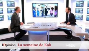 Dessin de Kak : Emmanuel Macron homme-orchestre, Marine Le Pen et les quenelles lyonnaises 