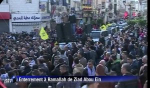 Enterrement à Ramallah du responsable palestinien mort mercredi