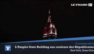 Midterms : l'Empire State Building aux couleurs des républicains