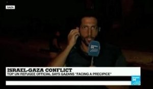 Gaza : une roquette passe en direct à quelques mètres d'un journaliste