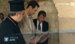 Bachar el-Assad se montre en public pour Pâques à Maaloula