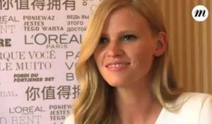 Lara Stone : "J'ai plein de souvenirs à Cannes"