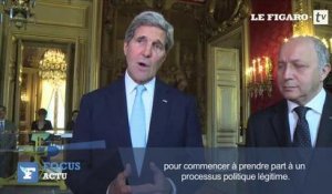 Ukraine et Irak au menu des discussions entre Fabius et Kerry