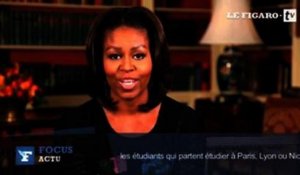 Michelle Obama fait la promotion de la culture française
